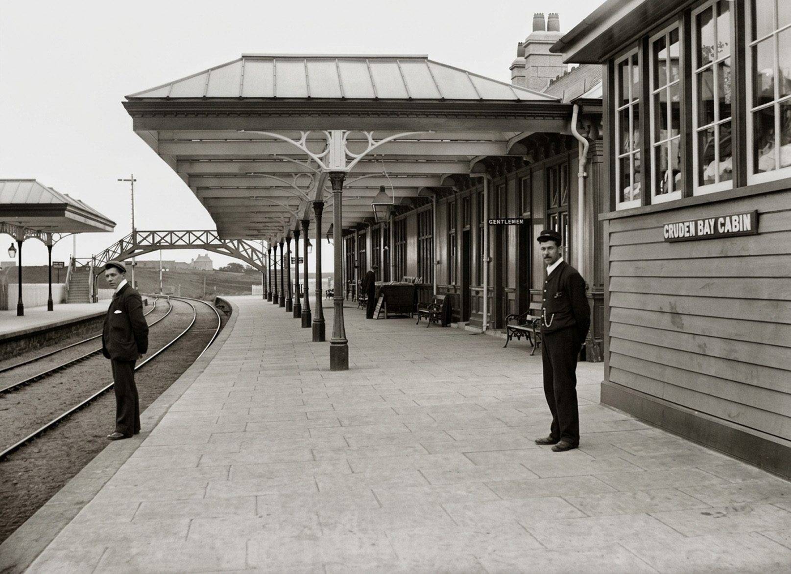Railway station platform